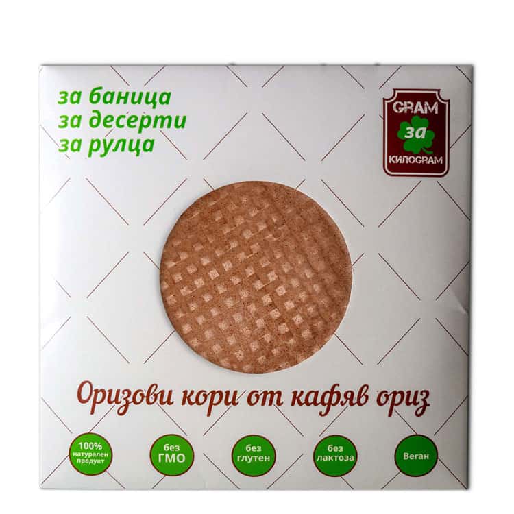 Кори оризови безглутенови от кафяв ориз GRAM за КИЛОGRAM 110 гр / 11 бр