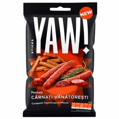 Снакс стикс yaw! наденица 50гр