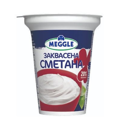 Сметана Meggle заквасена 400 гр.