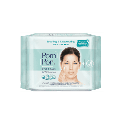 Влажни кърпи за грим Pompon сензитив 20бр