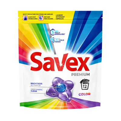 Капсули Savex колор 2в1 12 бр