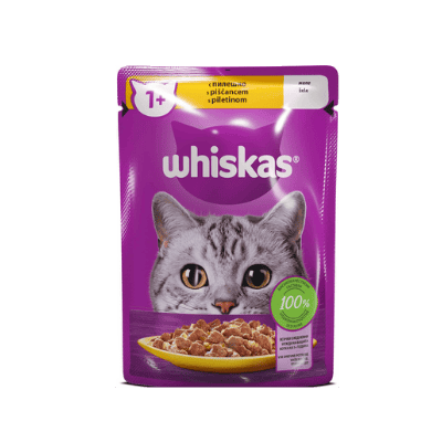 Храна Whiskas Pouch Пилешко в Желе 85 гр