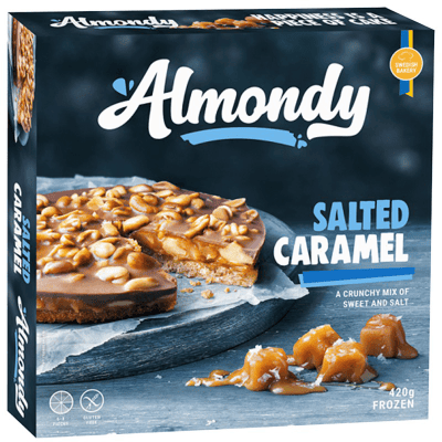 Замр.торта Almondy със солен карамел 420гр