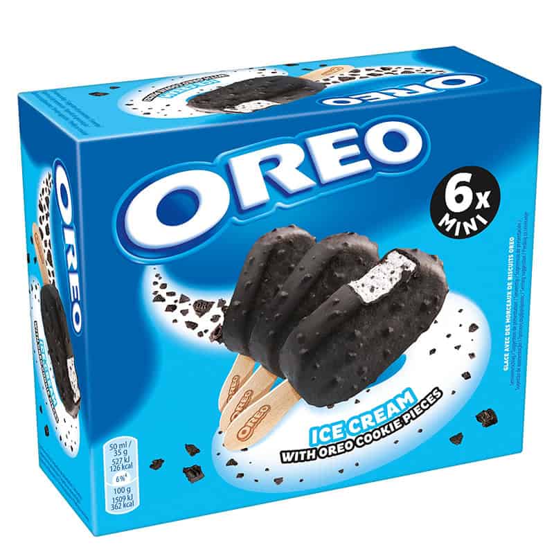 Сладолед Oreo mini стик 6х50