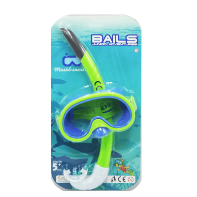 Маска за плуване+шнорхел bails kids
