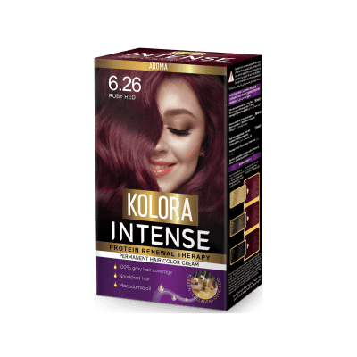 Боя за коса Aroma Kolora 6.26 руби червен