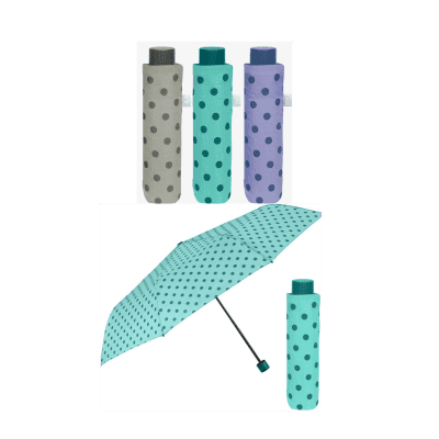 Чадър дамски мини авт.точки perletti