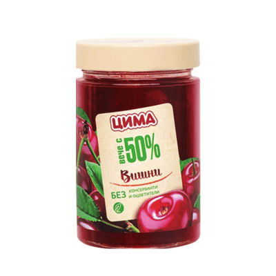 Конфитюр Cima Вишна с цял плод 360гр
