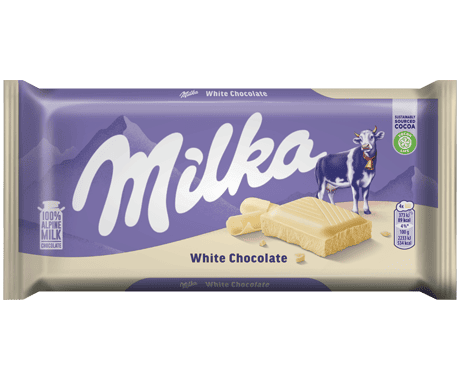 Бял шоколад Milka 100гр