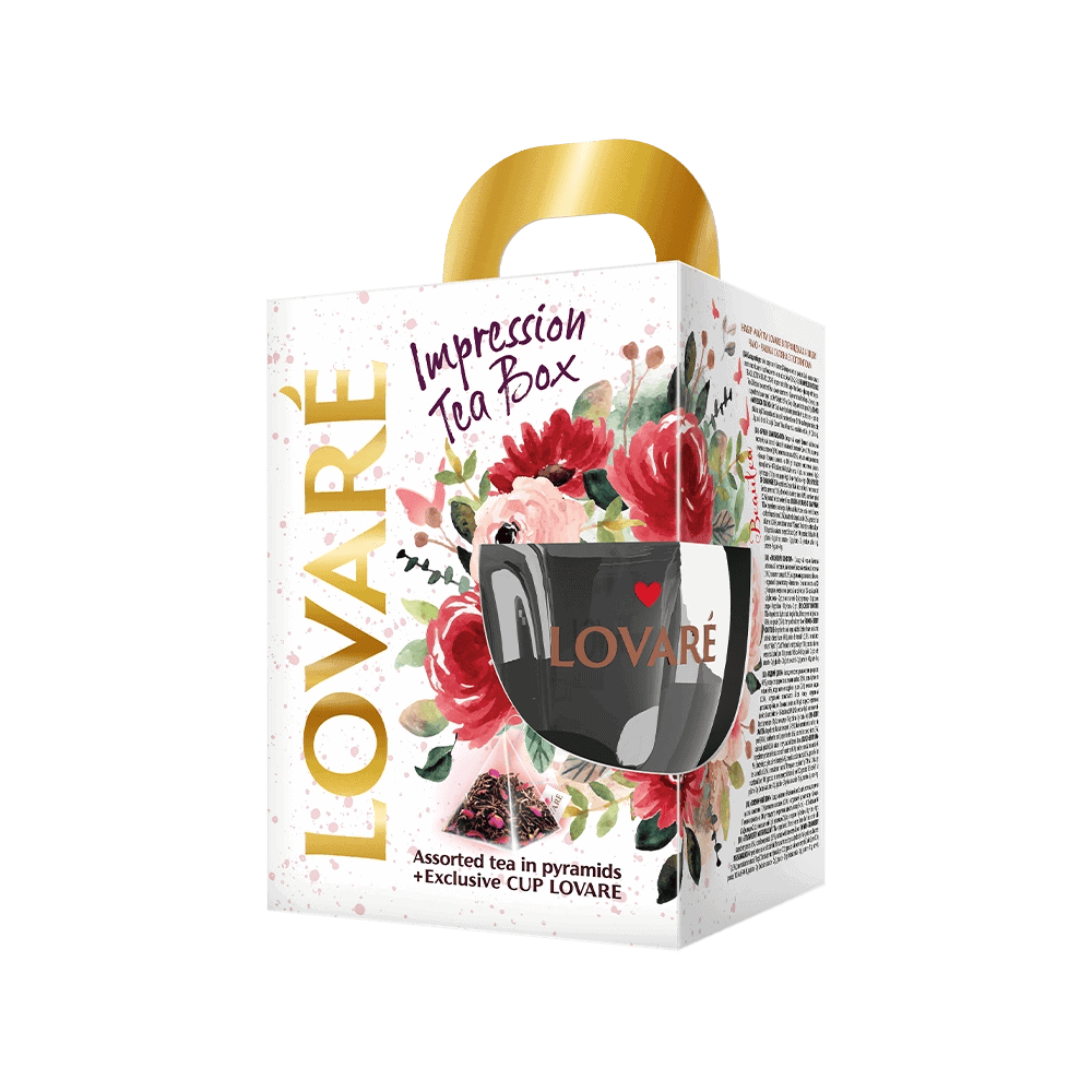 Чай Lovare impression tea box чаша 4 х 7бр