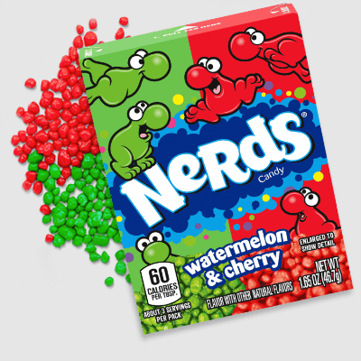 Бонбони Nerds с диня и череша 46.7гр