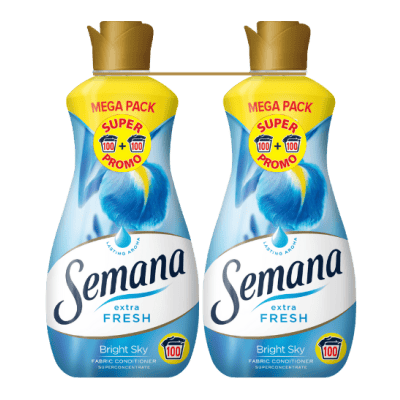 Омекотител Semana Bright sky 2х2л