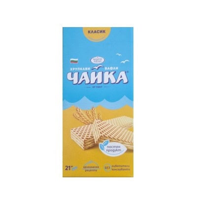 Вафли чайка класик 21бр 525гр