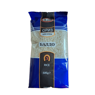 Ориз бисерен балдо Бомест 500гр