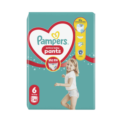 Гащички Pampers JP S6 42бр