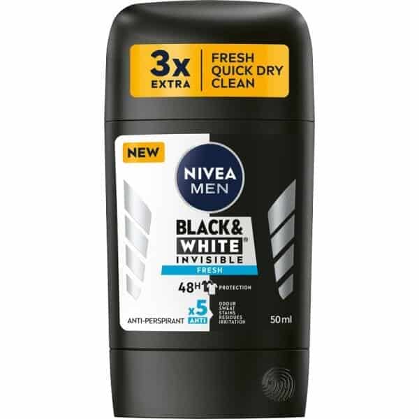 Дез.стик Nivea Black & White Fresh 50 мл