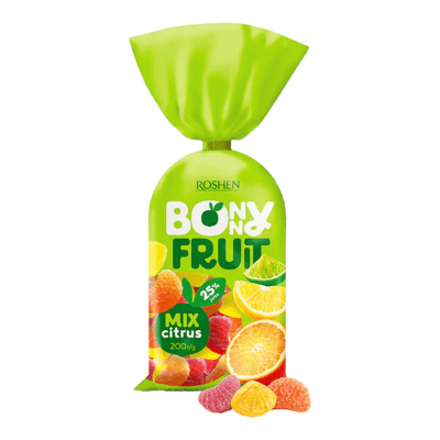 Жел.бонбони Bonny Fruit, цитр.микс 200гр