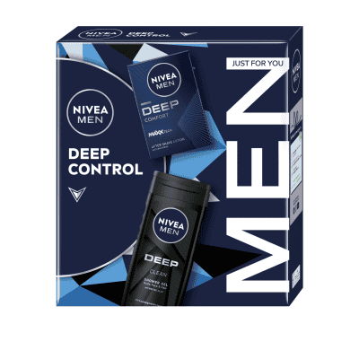 Подаръчен комплект Nivea Men Deep Control