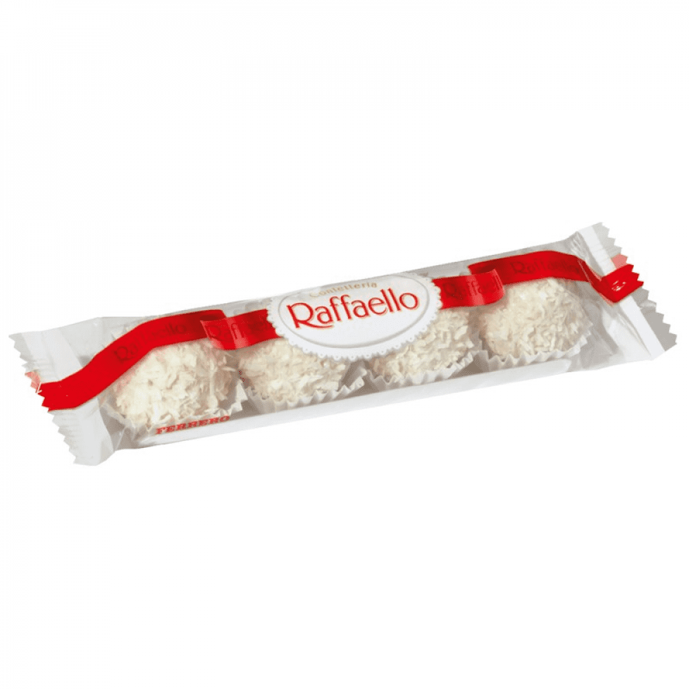 Шоколадови бонбони Raffaello 40гр./4 броя