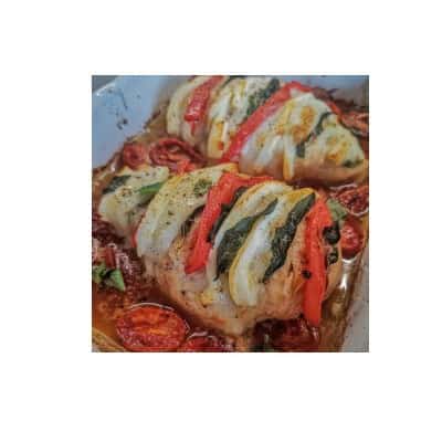Пиле капрезе Деликат