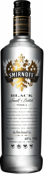 Водка Smirnoff Black 0.7л