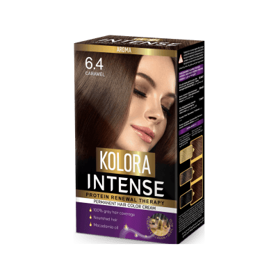 Боя за коса Aroma Kolora 6.4 карамел