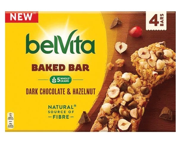 Бар Belvita шоколад и лешници 160 гр