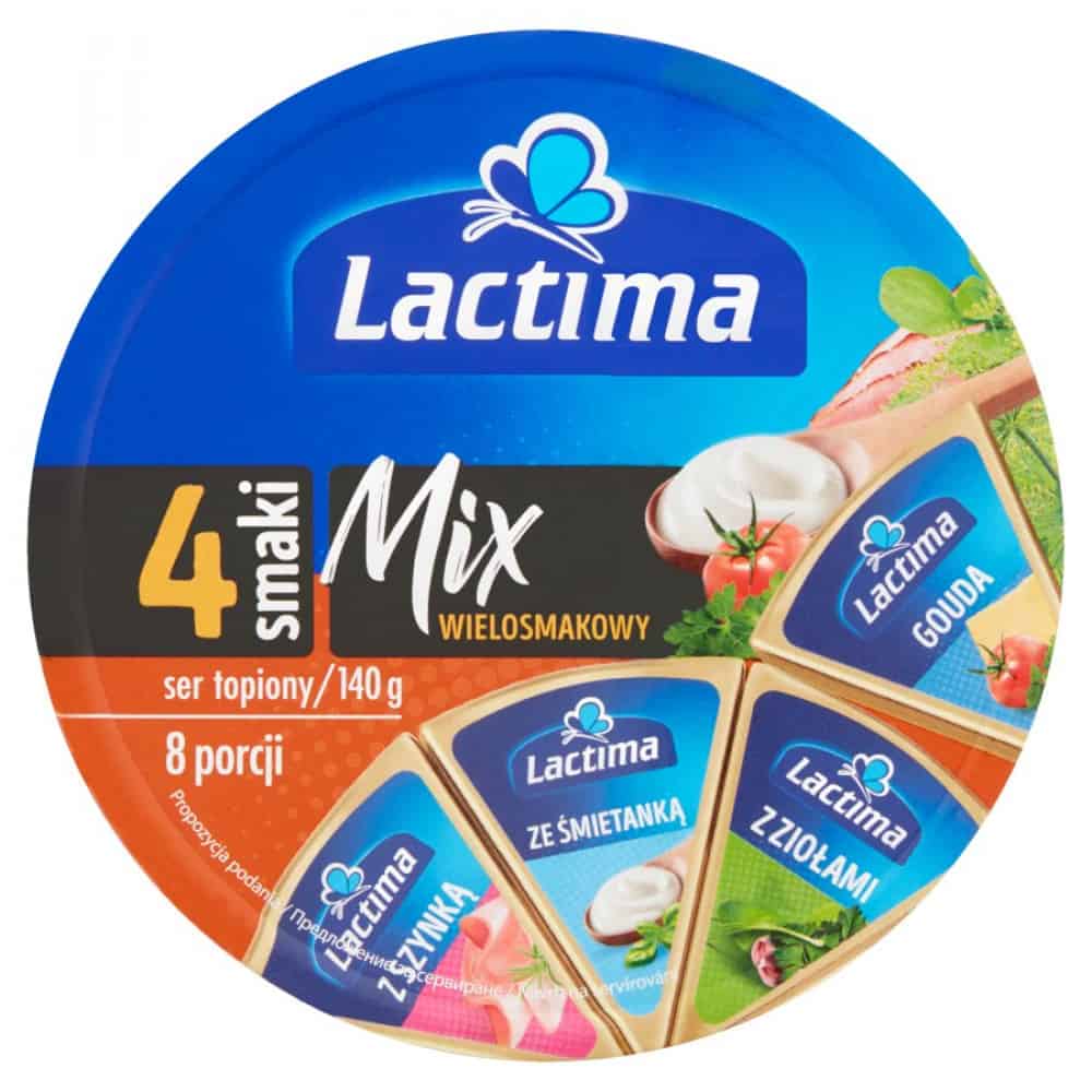 Топено сирене Lactima Микс 140гр