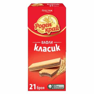Обикновени вафли Роден край 21 бр / 525 гр