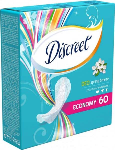 Ежедн. превръзки Discreet Sp. breeze 60бр