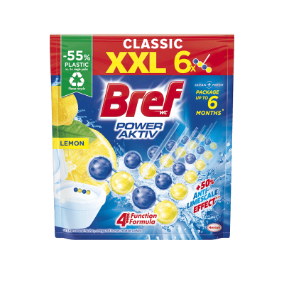 Т.ч.блокче Bref Паур актив Лимон 6х50гр