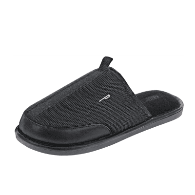 Мъжки чехли черна мрежа Perletti