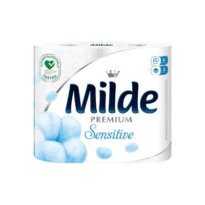 Тоалетна хартия Milde Sensitive, 4 броя