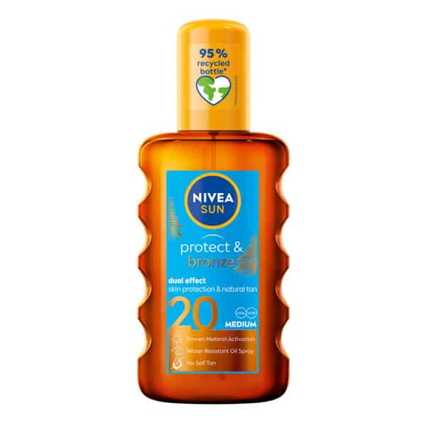 Плажно олио Nivea Prot./BronzeSPF20 200мл