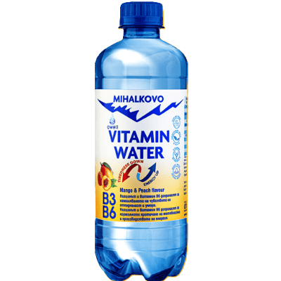 Вода Михалково Вит. манго/праскова 0.5л