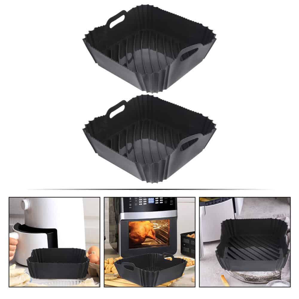 Air Fryer тавичка силик.Misplast кв.21см