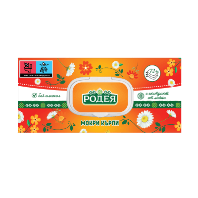 Влажни кърпи Родея 72бр