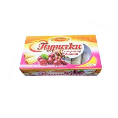 Пурички с вишна Славянка 330 гр.