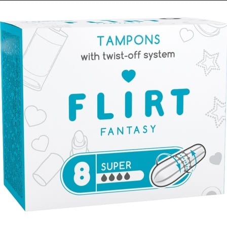 Тампони Flirt супер 8 бр