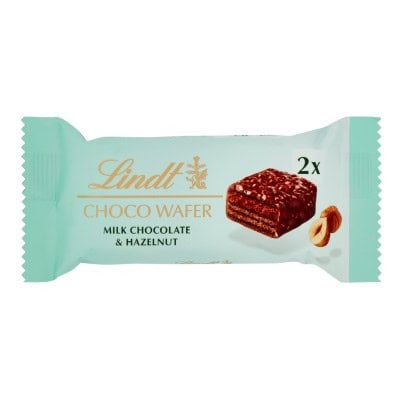 Вафла Lindt млечен шоколад и лешници 30гр