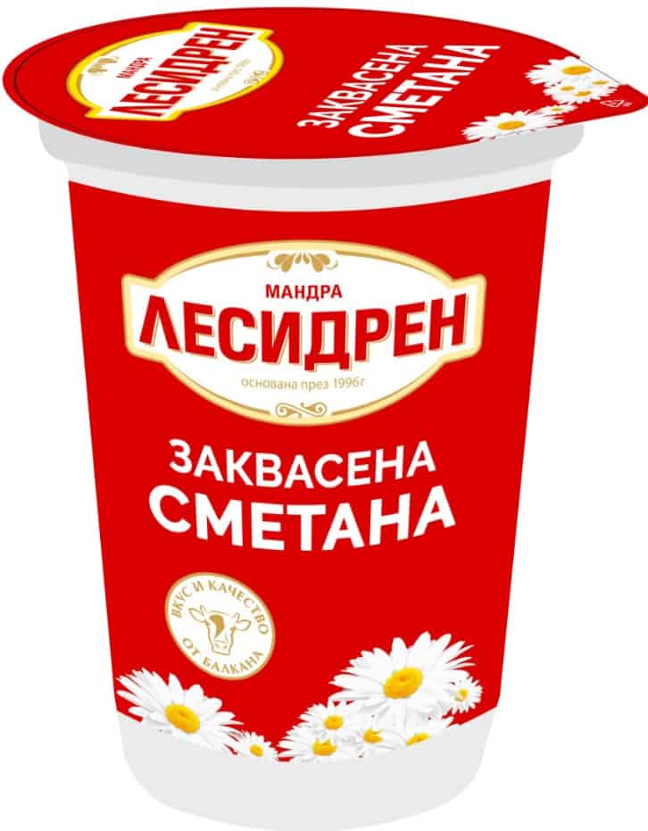 Заквасена сметана Лесидрен 400 гр