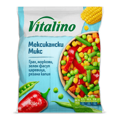 Замразен мексикански микс Vitalino 400гр