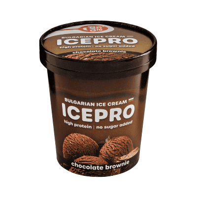 Протеинов сладолед Icepro с ш.брауни 450мл