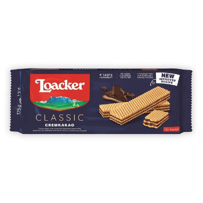 Вафли Loacker с какао 175 гр