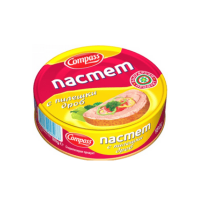 Пастет Компас с пилешки дроб 180гр