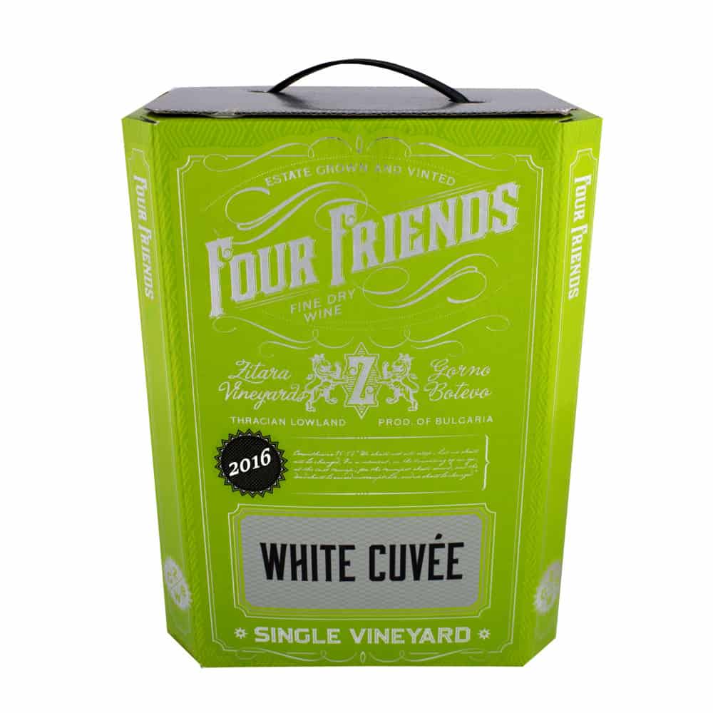 Бяло вино Four Friends White Cuvee 3л