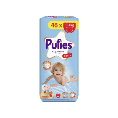 Гащички Pufies Supreme jumbo xl 13+кг 46бр