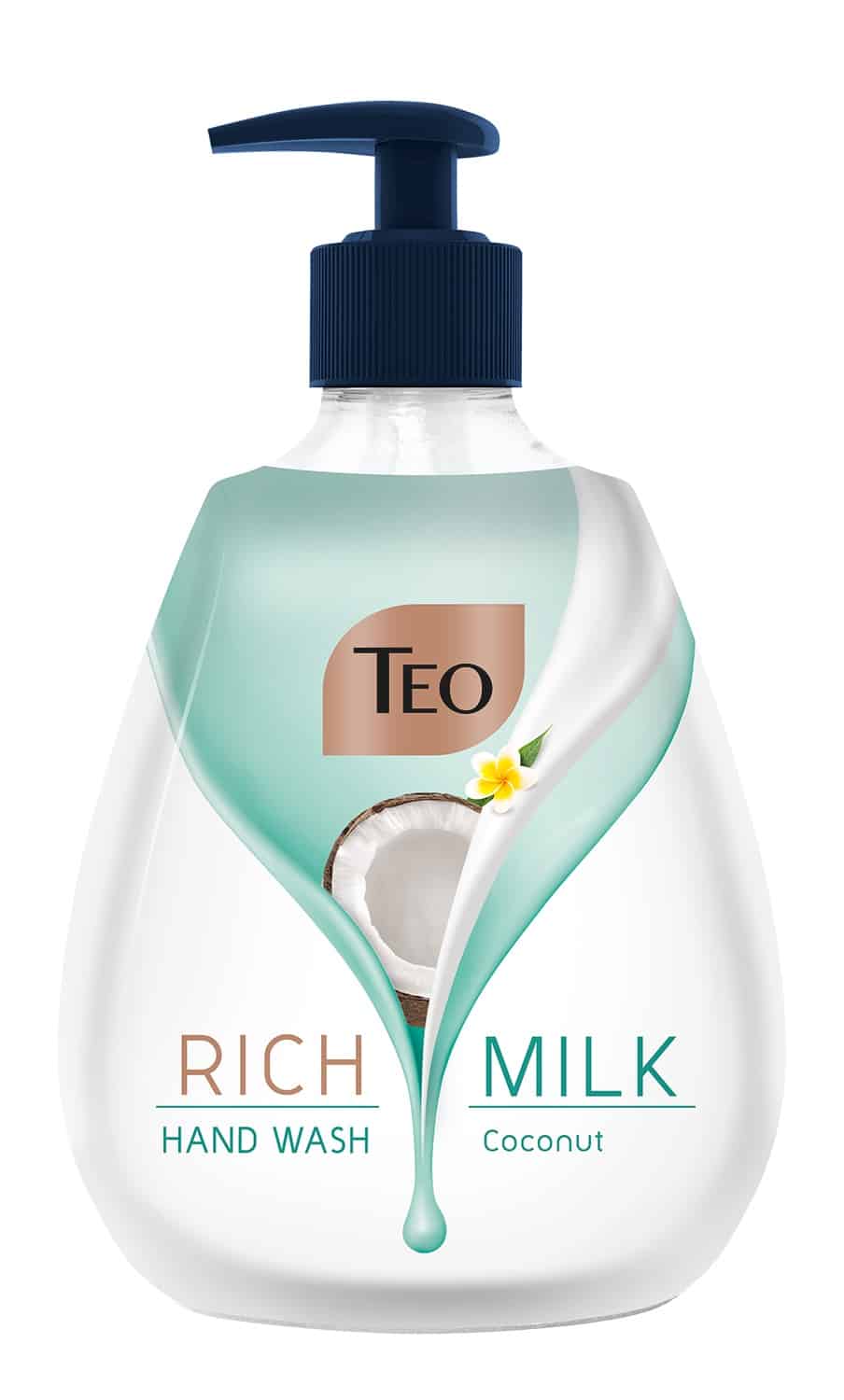 Течен сапун Тео Rich Milk Coconut, 400 мл