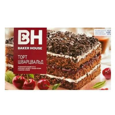 Торта Бейкър Хаус шварцвалд с вишни 350гр