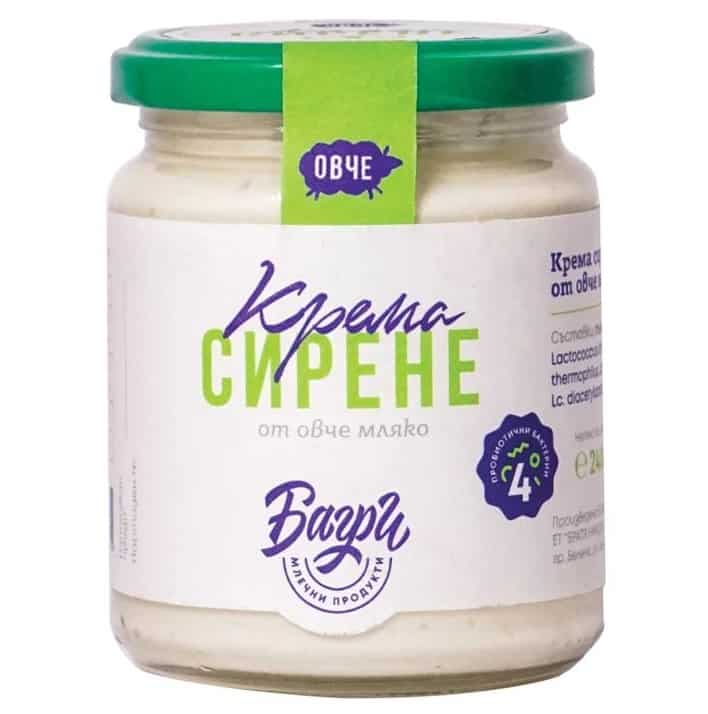 Крема сирене от овче мляко Багри 240 гр